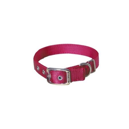 HAMILTON DELUXE DOG COLLAR RED 18 DD 1 DT