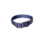 HAMILTON DELUXE DOG COLLAR NAVY 18 DD 1 DT