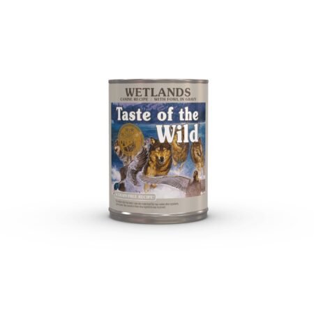 TASTE OF THE WILD Adult Wetlands Fowl Duck in Gravy Tin 390g