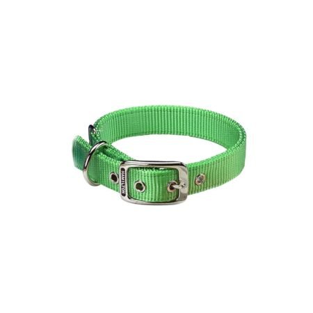 HAMILTON DELUXE DOG COLLAR GREEN 20 DD 1 DT