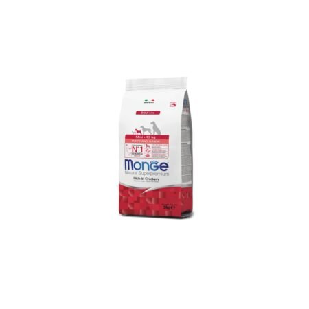 MONGE PUPPY AND JUNIOR MINI  CHICKEN 2.5kg