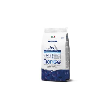 MONGE DL PUPPY AND JUNIOR MEDIUM CHICKEN 3kg