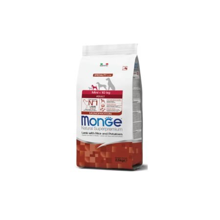 MONGE SL ADULT MINI LAMB WITH RICE AND POTATOES MONOPROTEIN 2.5kg