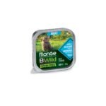 MONGE BW FELINE ADULT ANCHOVIES WITH VEGETABLES  PATE ALUTRAY 100gr
