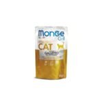 MONGE GRILL FELINE STERILISED COCKEREL CHUNKS  POUCH 85gr