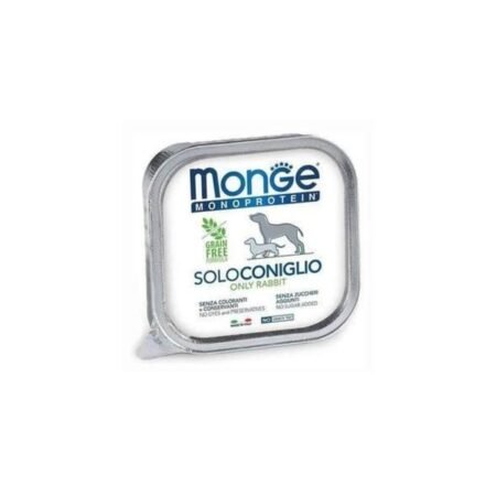 MONGE MONOPROTEIN RABBIT PATE GRAIN FREE 150gr