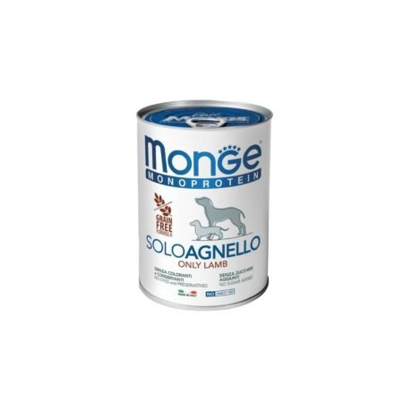 MONGE ALL STAGES MONOPROTEIN LAMB PATE GRAIN FREE 400gr