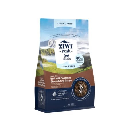 ZIWI PEAK CAT STEAM AND DRIED BEEF WITH SOUTHERN BLUE WHITING 2.2kg