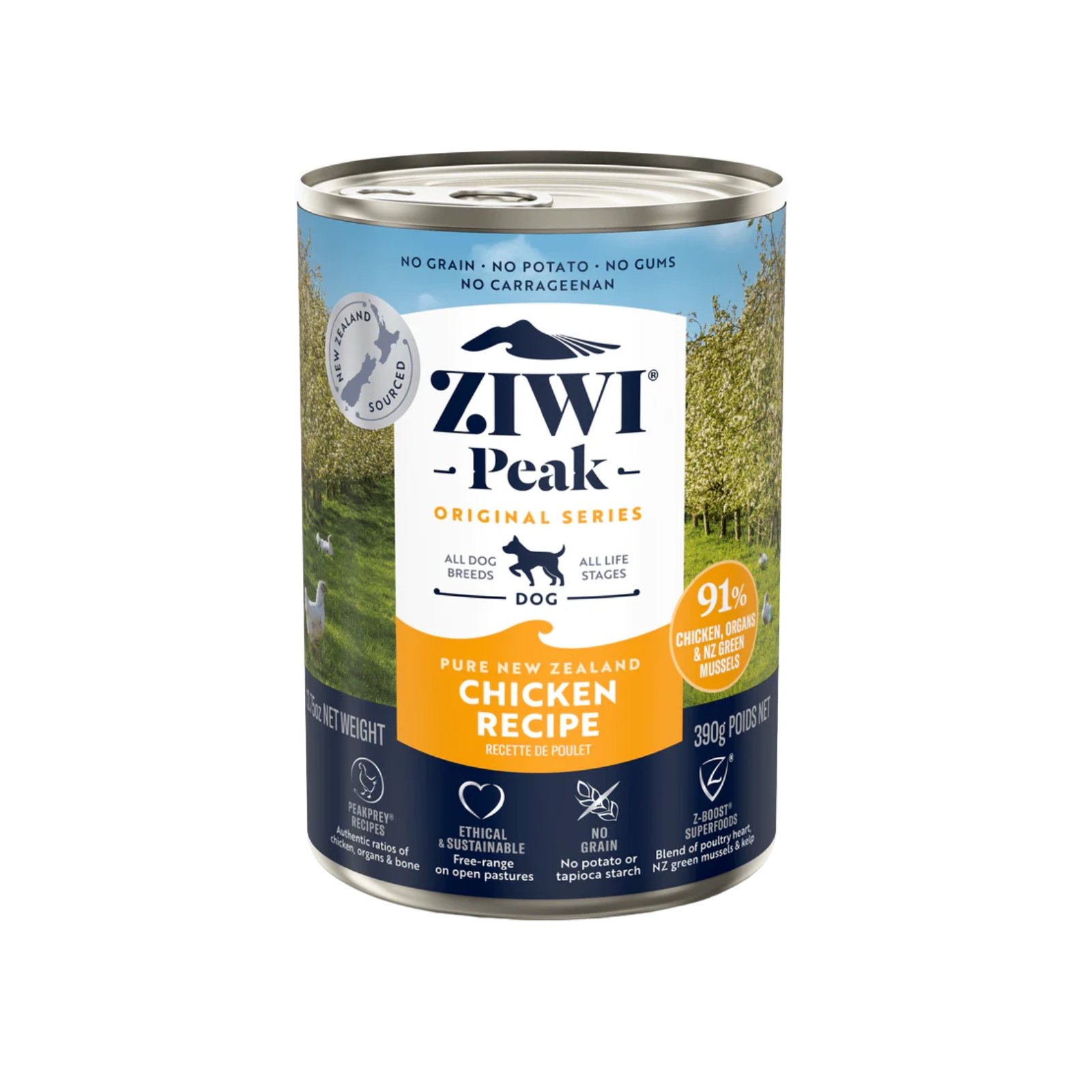 ZIWI-Dog food-Canned wet-Chicken-390