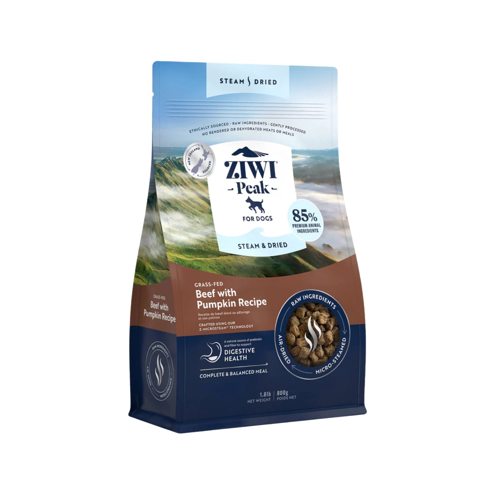 ZIWI-Dog food-Steam & Dried-Beef with Pumpkin