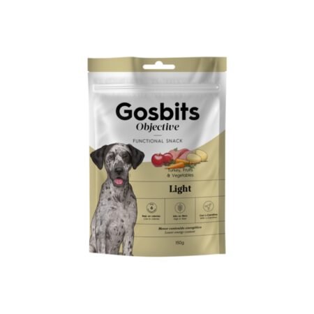GOSBITS DOG OBJECTIVE LIGHT TURKEY FRUIT AND VEGETABLES 150gr