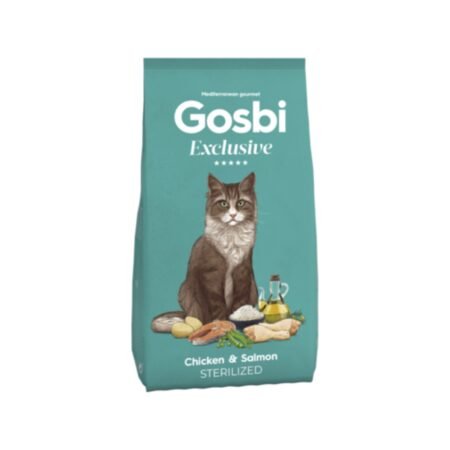 GOSBI EXCLUSIVE CAT CHICKEN AND SALMON STERILIZED ADULT 400gr