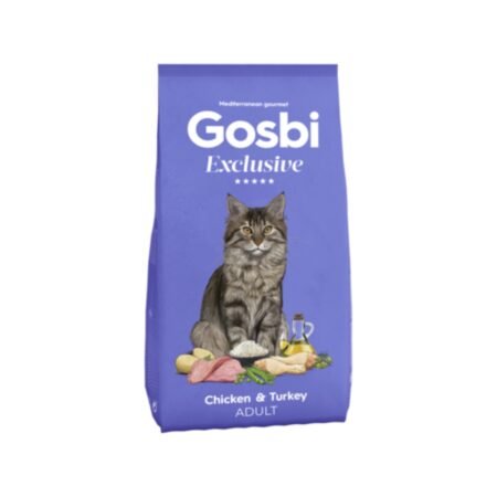 GOSBI EXCLUSIVE CAT CHICKEN AND TURKEY ADULT 6 kg
