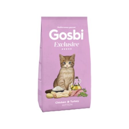 GOSBI EXCLUSIVE CAT CHICKEN AND TURKEY KITTEN 400gr