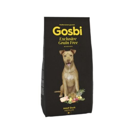 GOSBI EXCLUSIVE GRAIN FREE ADULT MEDIUM DUCK 3 kg