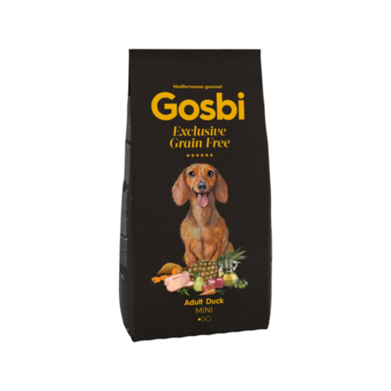 Gosbi-dog food-exclusive grain free adult-duck-mini