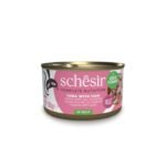 schesir-cat-wet food-Tuna with ham in jelly-can