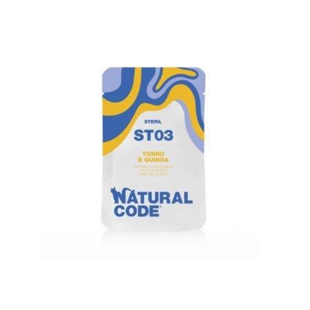 NATURAL CODE STERIL CAT TUNA AND QUINOA ST03 70gr