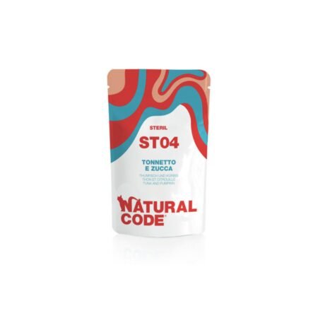 NATURAL CODE STERIL CAT TUNA AND PUMPKIN ST04 70gr