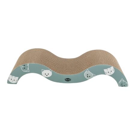 MIMI SCRATCHING WAVE CARDBOARD CATNIP 50*90-23CM MINT