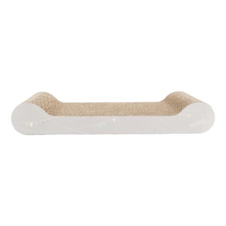 JUNIOR SCRATCHING CARDBOARD   38 X 67 X 18CM LIGHT GREY