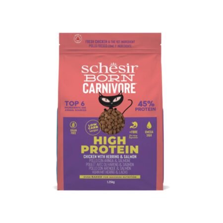 SCHESIR CARNIVORE CAT ADULT CHICKEN  AND HERRING BAKED 1.25kg
