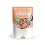 SCHESIR CAT TUNA WITH SALMON IN JELLY 85gr TIN