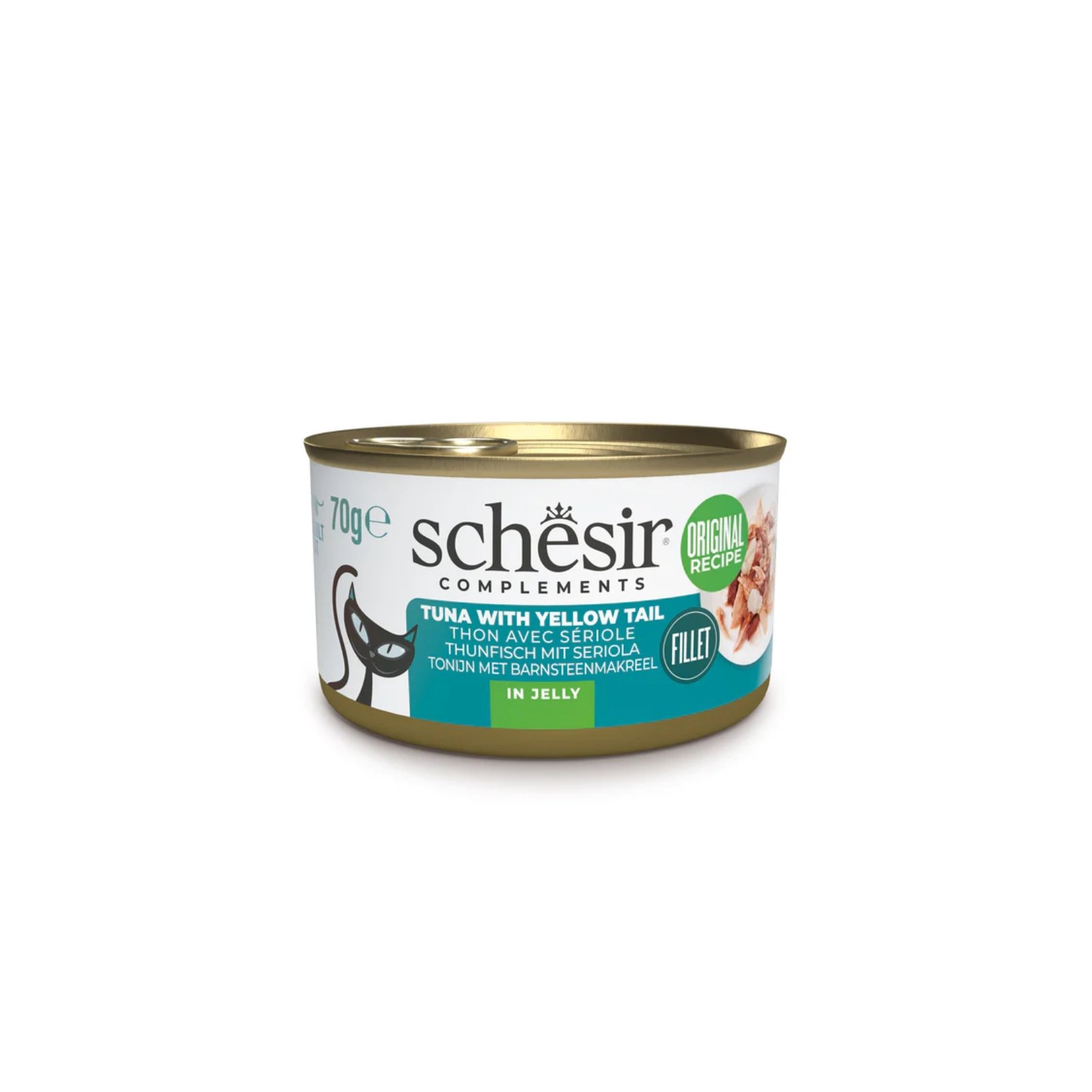 schesir-cat-wet food-Tuna with yellow tail in jelly