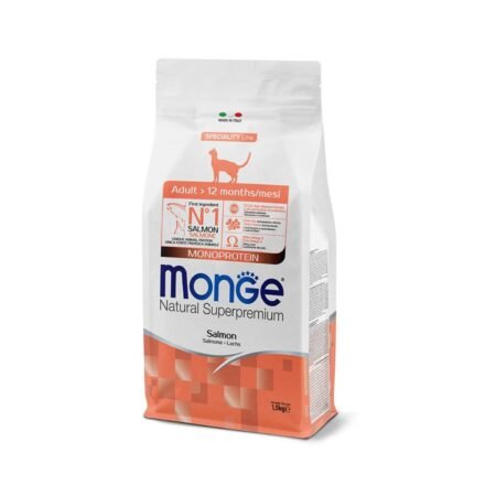 MONGE SL FELINE ADULT SALMON MONOPROTEIN 1.5kg