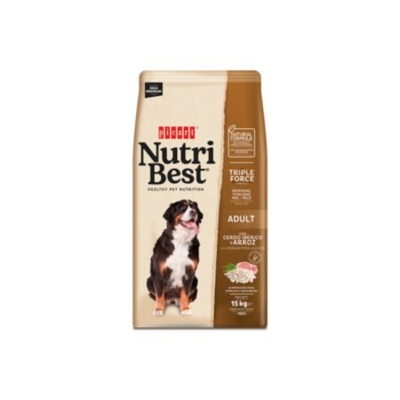 NUTRIBEST ADULT IBERIAN  PORK AND RICE  15KG