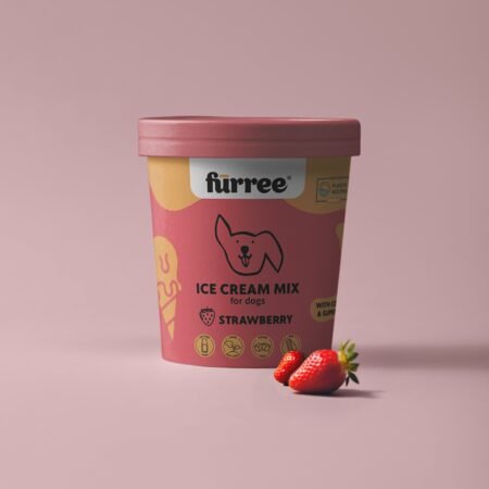 FÜRREE Strawberry Ice Cream Mix for Dogs 60g