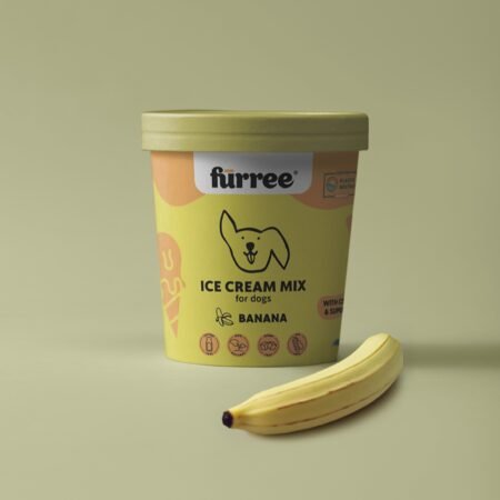 FÜRREE Banana Ice Cream Mix for Dogs 60g