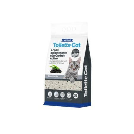 NAYECO Cat Bentonite Clumping Cat Litter with Activated Carbon 5L