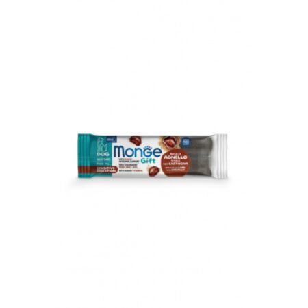 MONGE Gift Sensitive Digestion Dog Rich in Fresh Lamb with Chestnut Meat Bars 40g x2