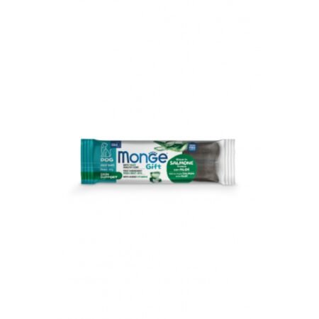 MONGE Gift Skin Support Dog Rich in Fresh Salmon with Aloe Meat Bars 40g x2