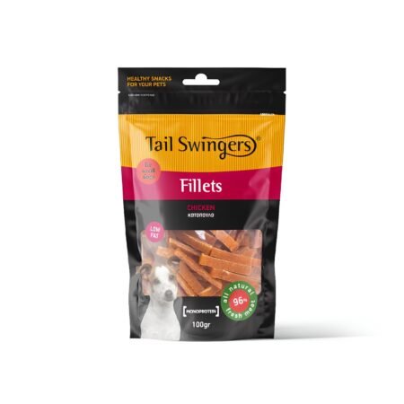 TAIL SWINGERS Soft Fillets Chicken Small Bites 100g