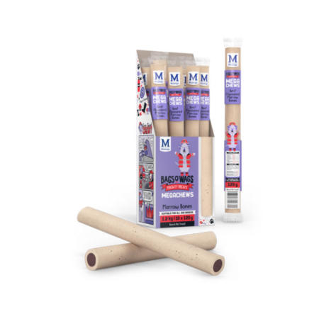 MONTEGO Bags O’ Wags MegaChews Beef Flavoured Marrow Bone XL