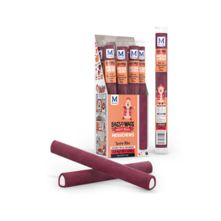 MONTEGO Bags O’ Wags MegaChews Bacon Flavoured Spare Ribs XL