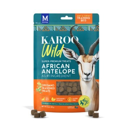 MONTEGO Karoo Wild Antelope and Oregano Training Bits for Dogs 113g