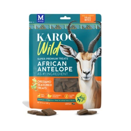 MONTEGO Karoo Wild Antelope and Oregano Trail Bites for Dogs 227g