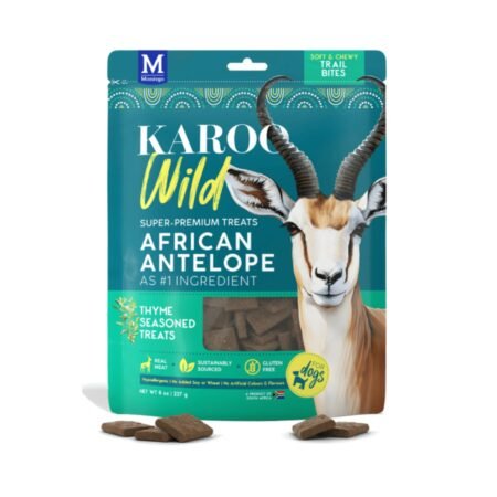 MONTEGO Karoo Wild Antelope and Thyme Trail Bites for Dogs 227g