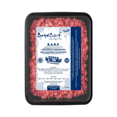 BONE BARF Mix Meal Chicken and Beef Raw Dog Food 1kg