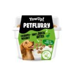 YOWUP! PetFlurry Creamy Yogurt Snack for Dogs with 100 Duck Bites