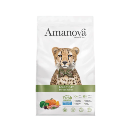 Amanova Cat Adult Grain Free with Divine Rabbit 1.5kg
