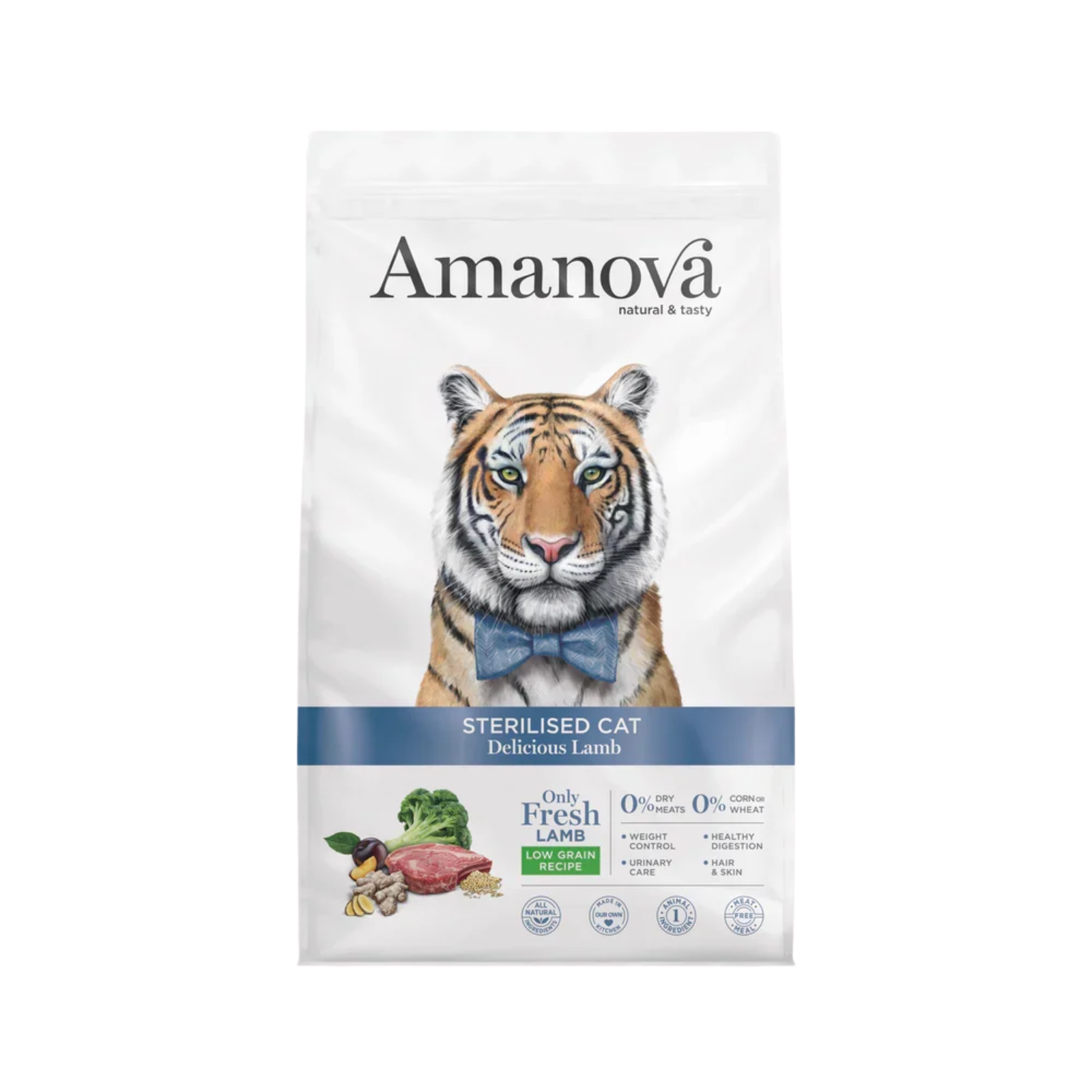 AMANOVA Cat Sterilised Low Grain Delicious Lamb