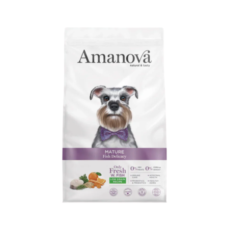 Amanova Dog Adult Mature White Fish 2kg