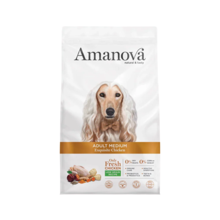 Amanova Dog Adult Medium Exquisite Chicken 12kg