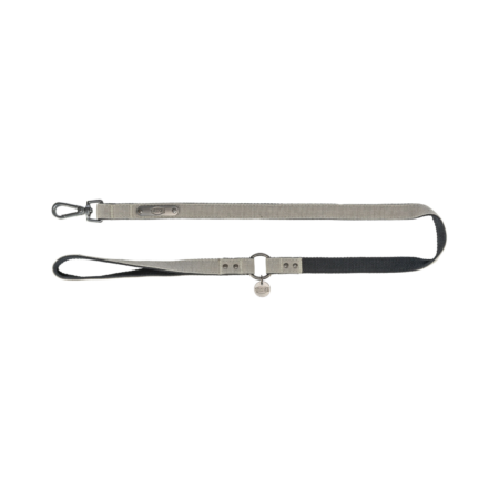 TRIXIE CityStyle Cotton Dog Lead S–M Light Grey 1.20m / 13mm
